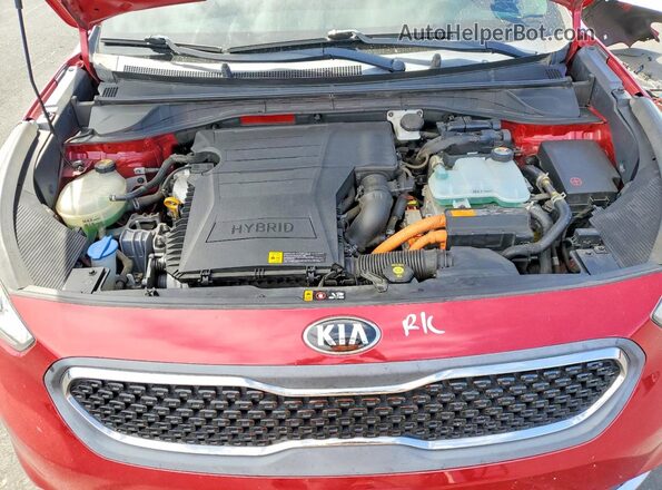 KNDCB3LC8H5048228 2017 KIA NIRO Red Rear interior view