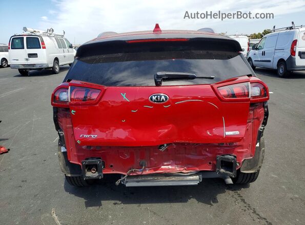 KNDCB3LC8H5048228 2017 KIA NIRO Red Rear view