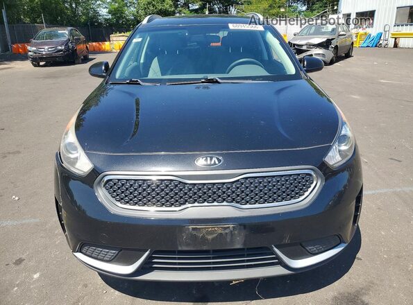 KNDCB3LC8H5084453 2017 KIA NIRO Black წინა ხედი
