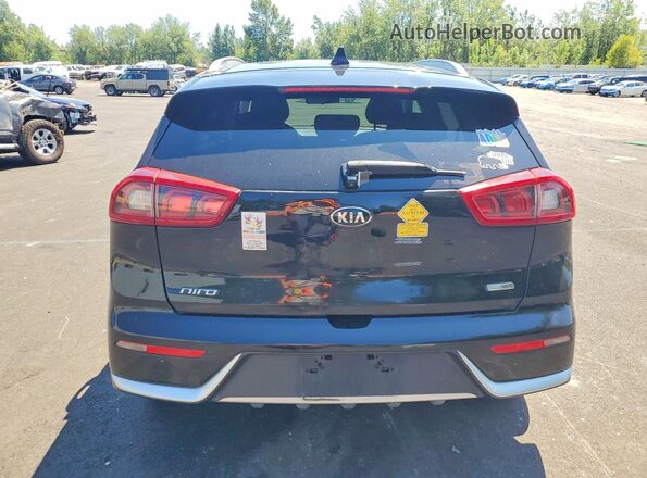 KNDCB3LC8H5084453 2017 KIA NIRO Black უკანა ხედი