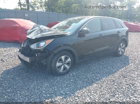 KNDCB3LC8J5176507 2018 KIA NIRO Black წინა მარცხენა ხედი სამი მეოთხედიდან