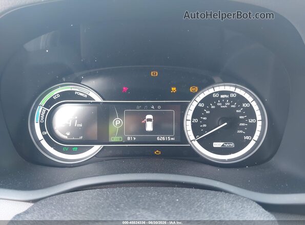 KNDCB3LC8J5176507 2018 KIA NIRO Black უკანა სავარძლების ხედი