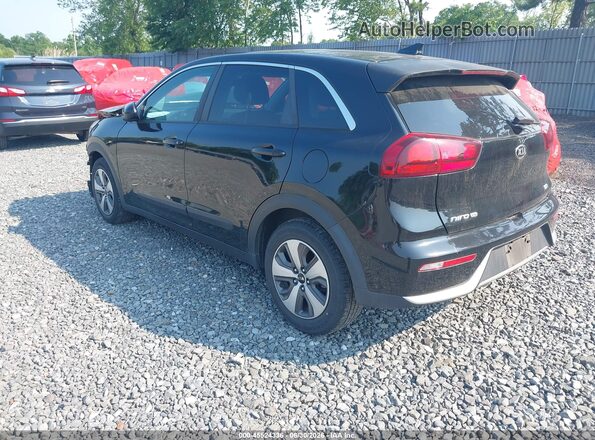KNDCB3LC8J5176507 2018 KIA NIRO Black უკანა მარცხენა