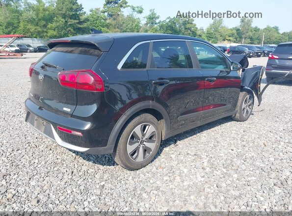 KNDCB3LC8J5176507 2018 KIA NIRO Black უკანა მარჯვენა