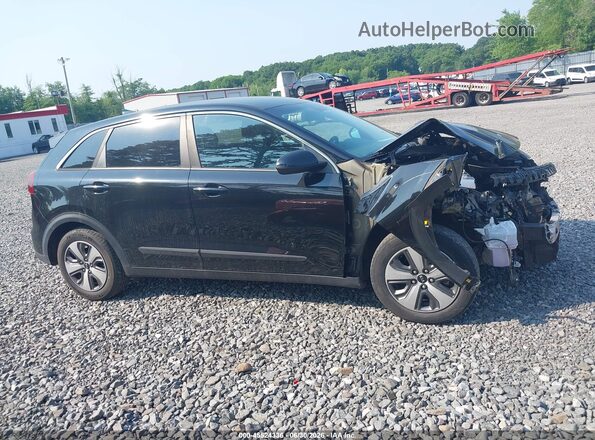 KNDCB3LC8J5176507 2018 KIA NIRO Black უკანა სალონის ხედი