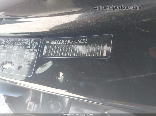 KNDCB3LC8K5245052 2019 KIA NIRO Black Widok komory silnika