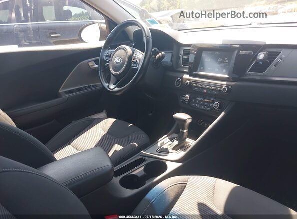 KNDCB3LC8K5245052 2019 KIA NIRO Black Widok wnętrza z przodu