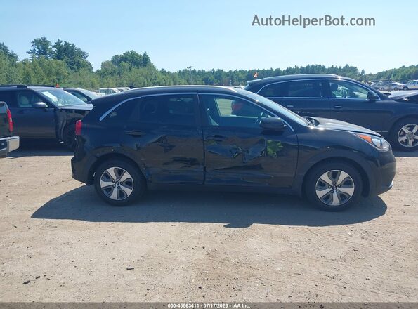 KNDCB3LC8K5245052 2019 KIA NIRO Black Widok wnętrza z tyłu