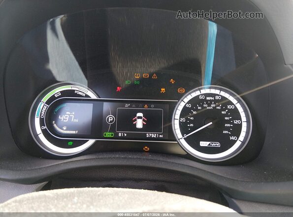 KNDCB3LC8K5250851 2019 KIA NIRO Black Widok tylnych siedzeń