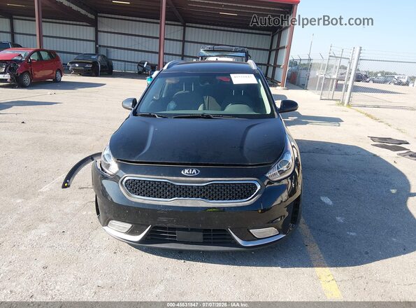 KNDCB3LC8K5250851 2019 KIA NIRO Black Widok wnętrza z tyłu