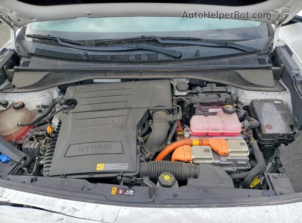 KNDCB3LC8N5514980 2022 KIA NIRO White Вид підкапотного простору