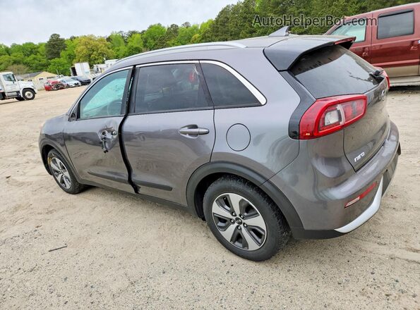 KNDCB3LC9H5053499 2017 KIA NIRO Gray Trasero izquierdo
