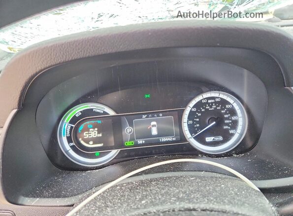 KNDCB3LC9H5053499 2017 KIA NIRO Gray Vista del cuadro de instrumentos