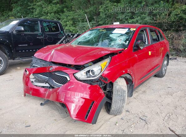 KNDCB3LC9J5117644 2018 KIA NIRO Red Front left