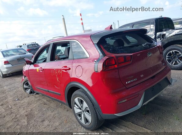 KNDCB3LC9J5117644 2018 KIA NIRO Red Rear left