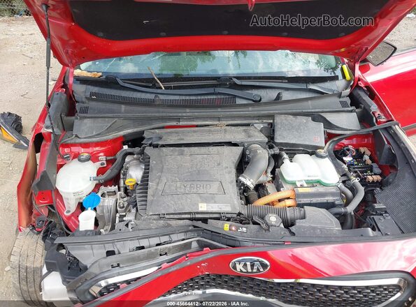 KNDCB3LC9J5117644 2018 KIA NIRO Red Rear view