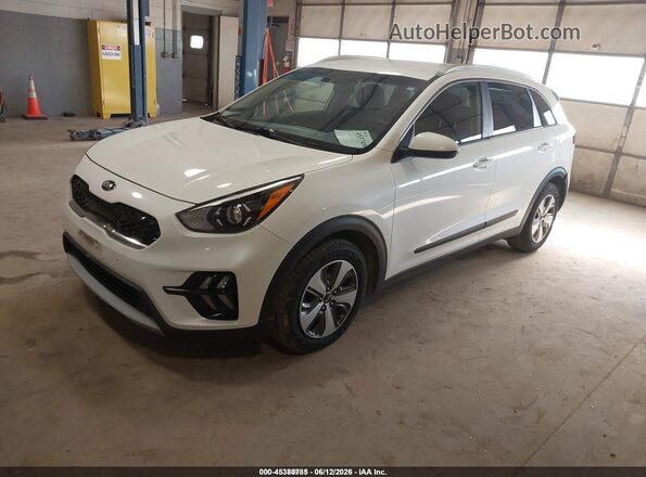 KNDCB3LC9L5422774 2020 KIA NIRO White Vista tres cuartos delantera izquierda