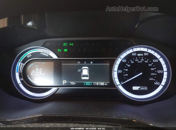 KNDCB3LC9L5422774 2020 KIA NIRO White Vista de los asientos traseros