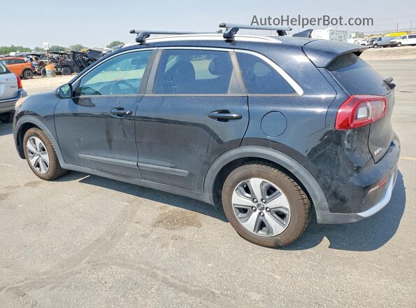 KNDCB3LCXH5048845 2017 KIA NIRO Black Задня ліва чверть