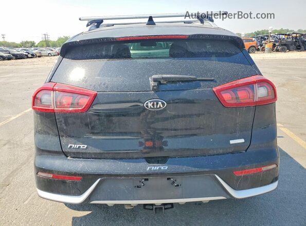 KNDCB3LCXH5048845 2017 KIA NIRO Black Вид ззаду