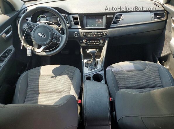 KNDCB3LCXH5048845 2017 KIA NIRO Black Вид панелі приладів