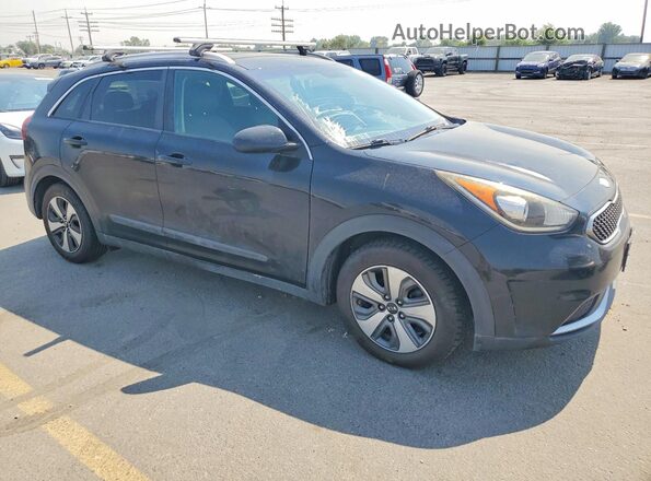KNDCB3LCXH5048845 2017 KIA NIRO Black Передня права чверть