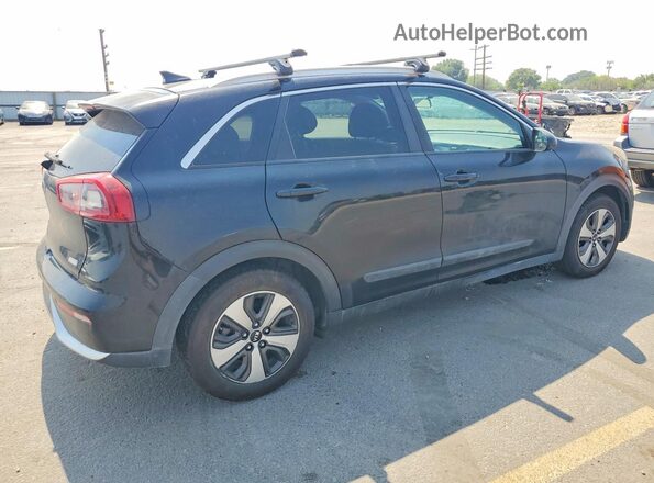 KNDCB3LCXH5048845 2017 KIA NIRO Black Задня права чверть
