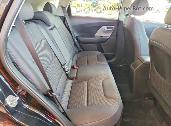 KNDCB3LCXH5082431 2017 KIA NIRO Black Հետևի նստատեղերի տեսք