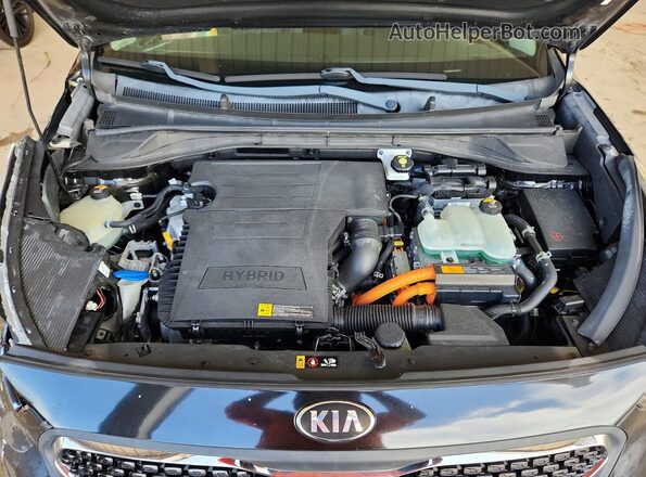 KNDCB3LCXH5082431 2017 KIA NIRO Black Սալոնի հետևի տեսք