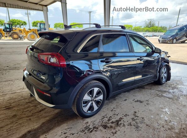 KNDCB3LCXH5082431 2017 KIA NIRO Black Հետևի աջ