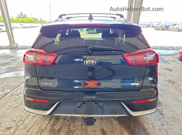 KNDCB3LCXH5082431 2017 KIA NIRO Black Հետևի տեսք