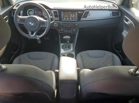 KNDCB3LCXJ5170692 2018 KIA NIRO Blue Dashboard view