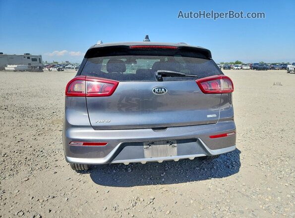 KNDCB3LCXJ5200080 2018 KIA NIRO Gray უკანა ხედი