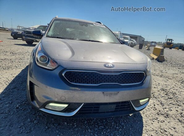 KNDCB3LCXJ5200080 2018 KIA NIRO Gray წინა ხედი