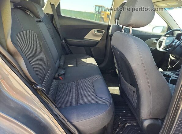 KNDCB3LCXJ5200080 2018 KIA NIRO Gray უკანა სალონის ხედი