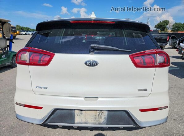 KNDCB3LCXJ5203495 2018 KIA NIRO White უკანა ხედი