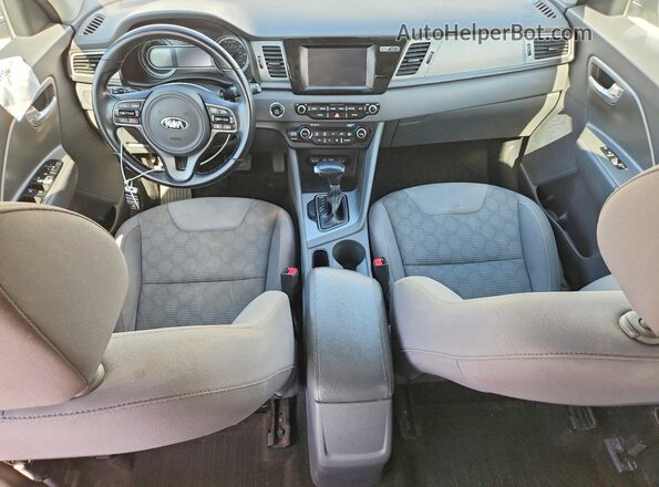 KNDCB3LCXJ5203495 2018 KIA NIRO White წინა პანელის ხედი