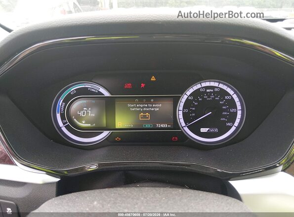 KNDCB3LCXL5362374 2020 KIA NIRO White Widok tylnych siedzeń
