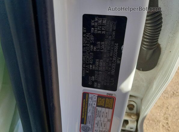 KNDCB3LCXN5534664 2022 KIA NIRO White Engine compartment view