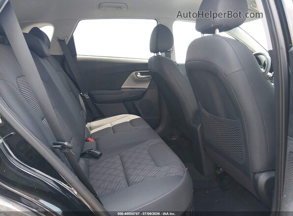 KNDCB3LCXN5539668 2022 KIA NIRO Black Vista de la etiqueta del VIN