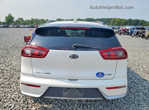 KNDCC3LC2H5050313 2017 KIA NIRO White Widok z tyłu