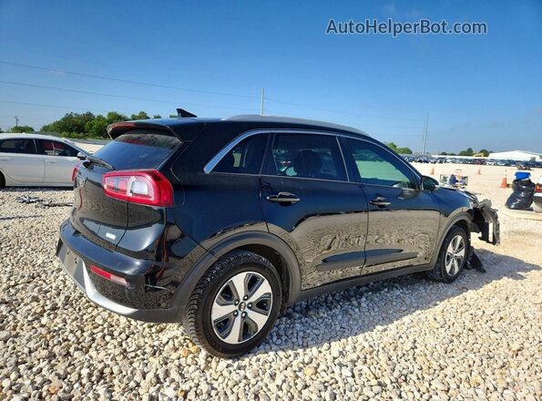 KNDCC3LC2H5055317 2017 KIA NIRO Black Հետևի աջ