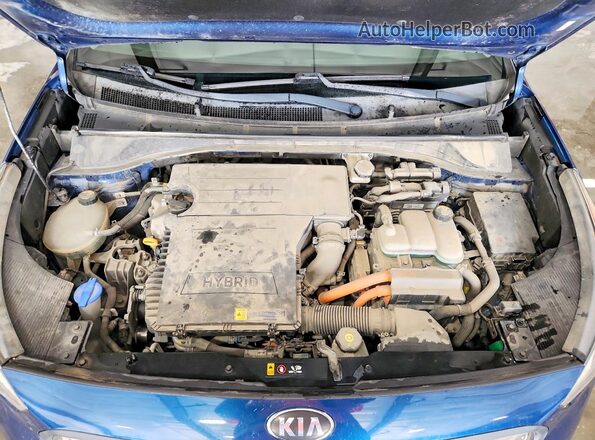 KNDCC3LC2H5089967 2017 KIA NIRO Blue Rear interior view