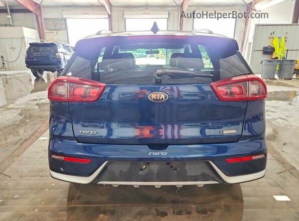 KNDCC3LC2H5089967 2017 KIA NIRO Blue Rear view