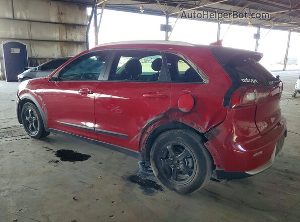 KNDCC3LC3H5076418 2017 KIA NIRO Красный Задняя левая четверть