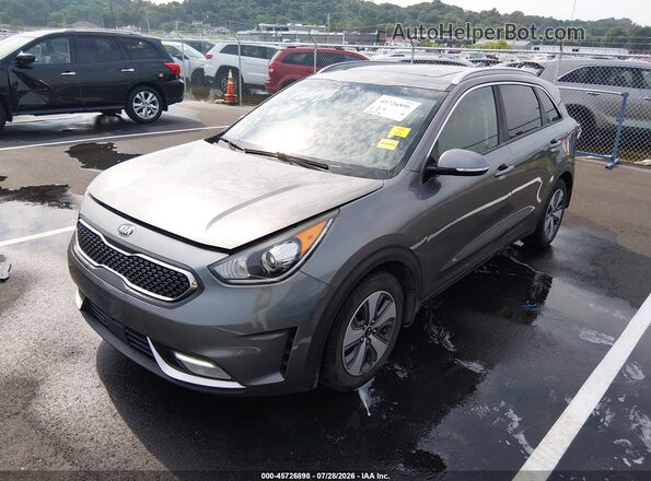 KNDCC3LC3H5090285 2017 KIA NIRO Серый Передняя левая четверть
