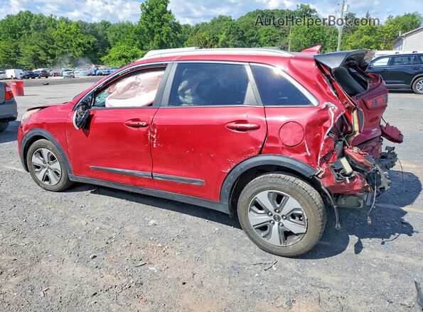 KNDCC3LC3J5176184 2018 KIA NIRO Red Հետևի ձախ
