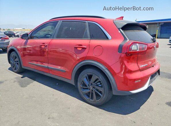 KNDCC3LC3K5310337 2019 KIA NIRO Красный Задняя левая четверть