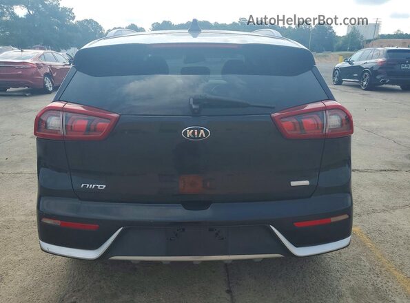 KNDCC3LC4H5065900 2017 KIA NIRO Black Հետևի տեսք