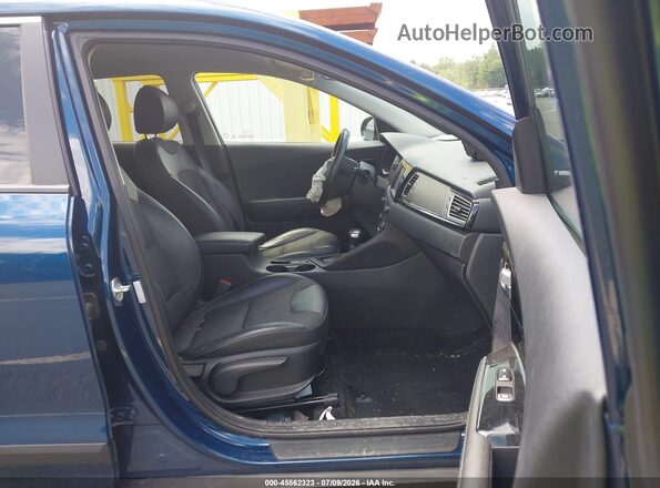 KNDCC3LC4H5096158 2017 KIA NIRO Blue Widok wnętrza z przodu